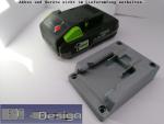 Adapter for LUX AK-20 20Volt Battery Loading Cradle Gray PLA+